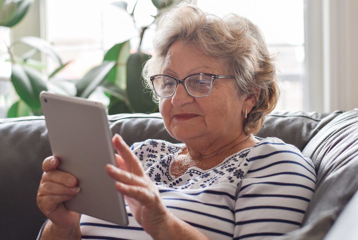 Home Care client receiving support